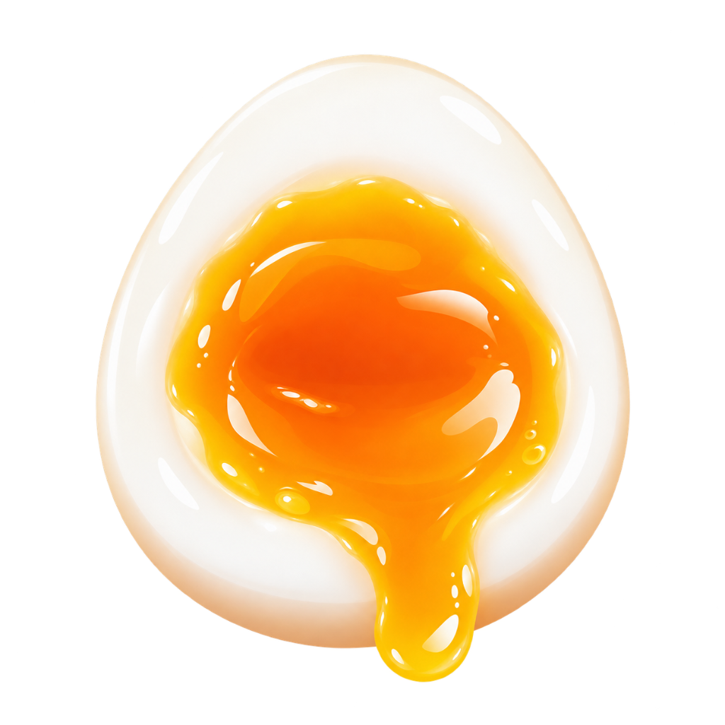 Rennende eggeplomme